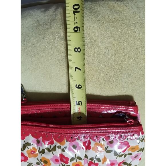 VERA BRADLEY Frill Collection Folkoric Twice As Nice Cosmetic Bag Clutch Wallet - Picture 9 of 11